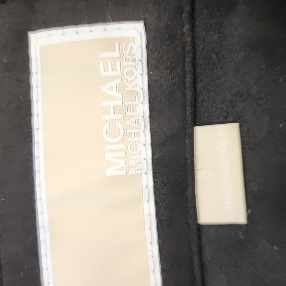 MICHAEL MICHAEL KORS Women's Fleece Shacket size medium color black - Picture 3 of 7